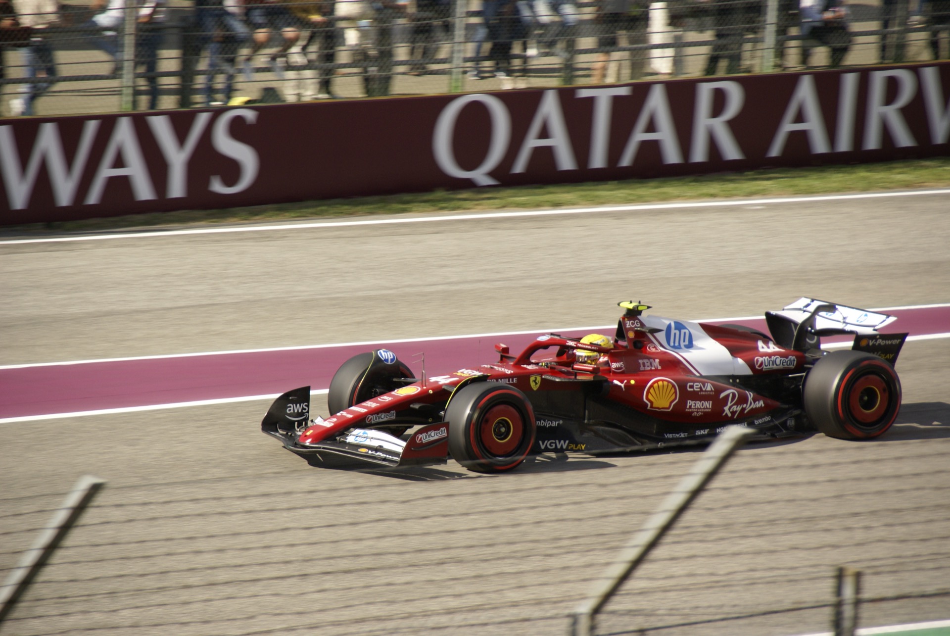 Hamilton at Imola, 2025