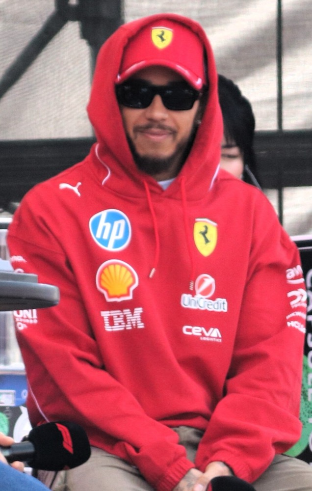 Lewis Hamilton at the 2025 Japanese Grand Prix