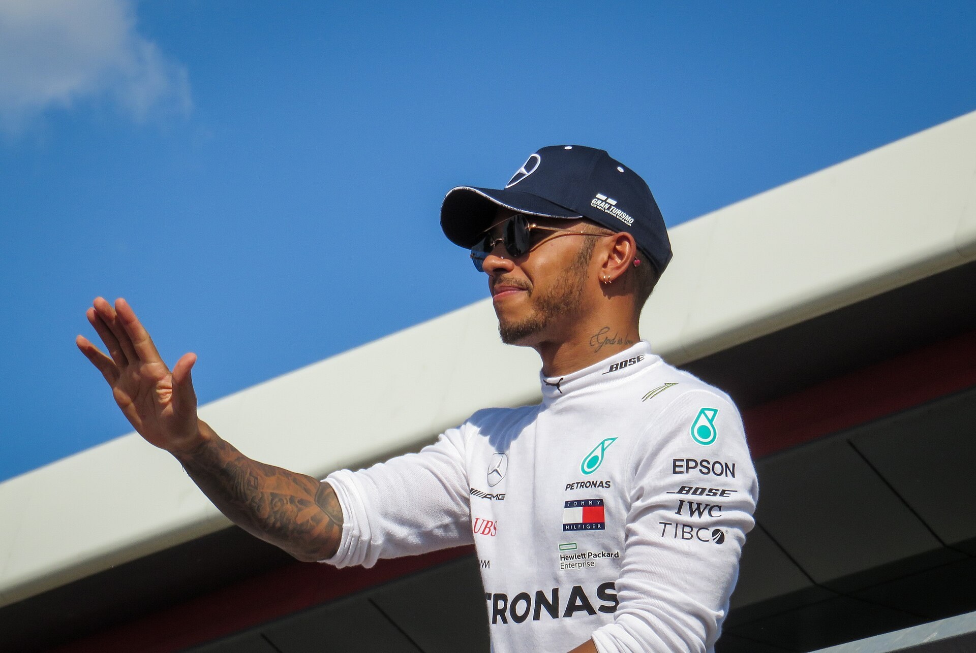 Hamilton at Silverstone, 2018